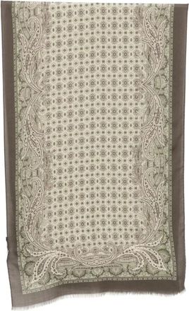 Etro Winter Scarves - Heren - Wintersjaals - Groen - ONE Size - Accessoires