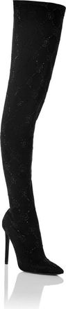 Philipp Plein Boots Hi-Heels Overknees Monogram Women in Black at Nordstrom, Size 39