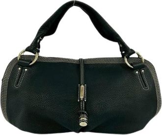 Celine Pre-owned Vintage Boston Bag - Dames - Vintage Schoudertas - Zwart - ONE Size - Leer - Vintage