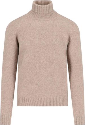 Drumohr Beige Turtle Neck Sweater
