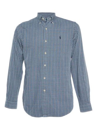 Ralph Lauren 2024 pre-owned check-pattern shirt - Blue