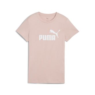 Puma T-Shirt PUMA ESS NO. 1 LOGO TEE (S), Damen, Gr. XL, rosa (rose quartz), Jersey, Obermaterial: 100% Baumwolle, bedruckt, regular fit normal, Rundhals, 