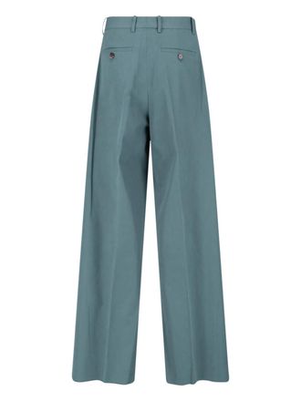 Jil Sander Mens Trousers Blue Cotton