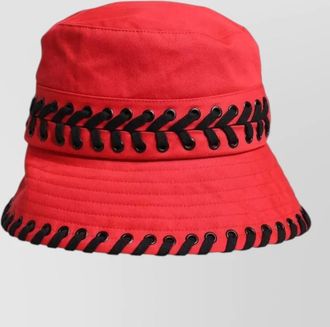 Dolce & Gabbana lace wide brim bucket hat