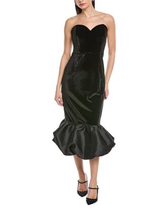 Hutch Laken Velvet Midi Dress