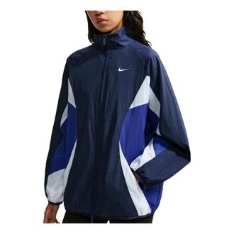Nike (WMNS) Nike Sportswear Oversized Track Jacket Midnight Navy Old Royal White IM8402-411