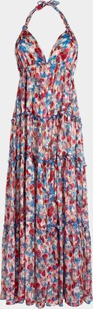 Vilebrequin Floral Halter Maxi Dress