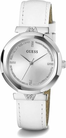 Guess Rumour Horloge - Dames - Accessoires - Wit - Maat: ONE Size Leer