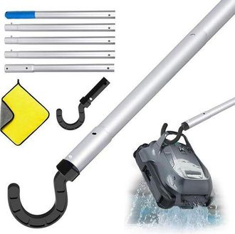 OEM Gancho Para Robot Aspirador De Piscina, Gancho Para Aspiradora De Piscina, Con Varilla Telesc&oacute;pica De 185 Cm, Gancho Accesorio Para Robots Aspiradores