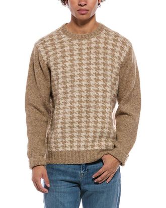 Weatherproof Vintage Weatherproof Vintage Fuzzy Houndstooth Crewneck Sweater