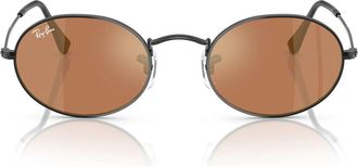 Ray-Ban Sunglasses Rb3547 N 002/40 Oval Black/Brown Mirrored Unisex