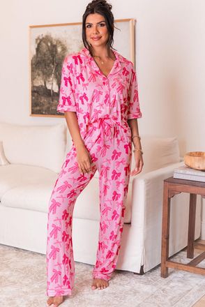 Azura Exchange Strikprint Pyjama Set