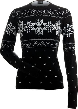 Nils Womens Matterhorn Ski Sweater In Black/white