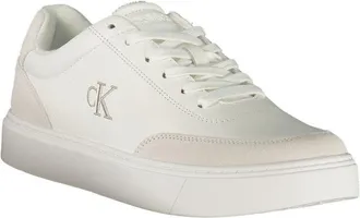 Calvin Klein Logo-Embroidered Sneaker - White