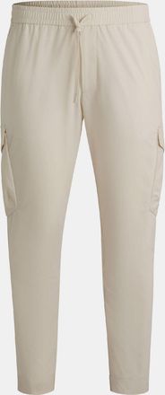HUGO BOSS T Urbanex Cargolight Tapered Fit herenbroek in wit