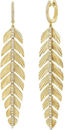Sabrina Designs 14K 0.68 Ct. Tw. Diamond Dangle Earrings