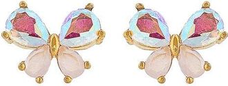 Girls Crew Kaleidoscope Butterfly Stud Earrings in Gold at Nordstrom