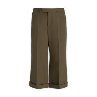 Gucci Pantalones Elegantes para Hombres y Mujeres - Trousers - Hombre - Marr&oacute;n - M