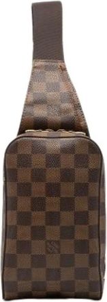 Louis Vuitton Pre-owned Cross Body Bags, female, Brown, Size: ONE SIZE Pre-owned Geronimos