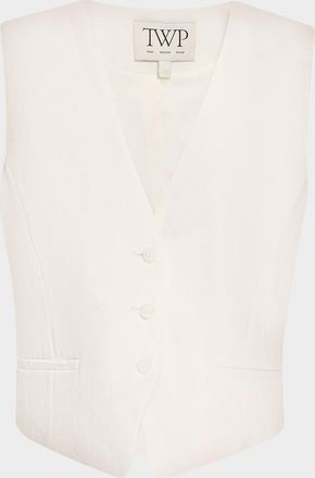 TWP Mila Linen Vest