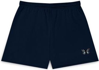 Dalix Womens Butterfly Jogger Sweatshort in Navy Blue at Nordstrom, Size Xx-Large
