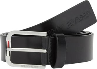 Tommy Hilfiger Austin Riem - Heren - Riemen - Zwart - 105 CM - Leer - Accessoires
