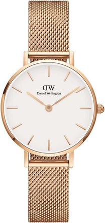 Daniel Wellington Petite Melrose Eggshell White Rose Gold Ladies Watch