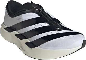 adidas Adizero Evo SL Zip Running Shoe in Ftwwht/cbl at Nordstrom, Size 12.5
