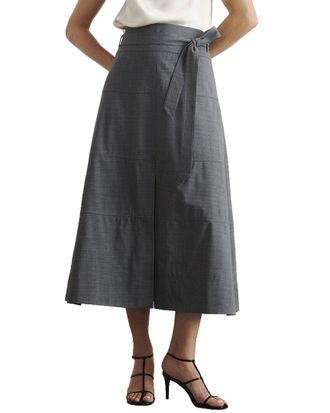 Tanya Taylor Hudson Wool-Blend Skirt