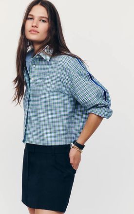 Maeve Cropped Buttondown Shirt