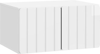 vidaXL Mueble De Tv De Pared 59,5 X 41 X 30 Cm Blanco Brillante Vidaxl