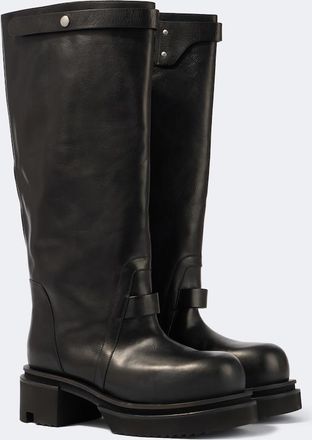 Rick Owens Naska leather knee-high boots