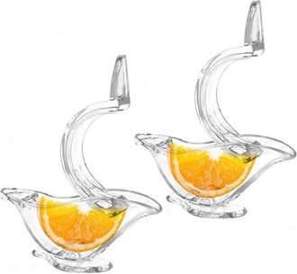 OEM Juego De 2 Exprimidores Manuales De Lim&oacute;n, Prensa De Frutas Port&aacute;til De Pl&aacute;stico, Apto Para Naranjas, Limas Y Granadas