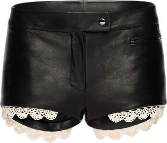 Magda Butrym Shorts con ricamo - Nero