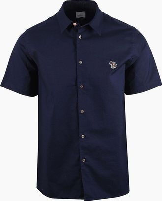 Paul Smith Mens PAUL SMITH CASUAL FIT SHIRT NAVY - Size: 40