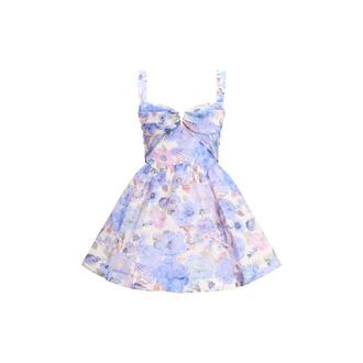 Zimmermann Multicolor Linen Casual Womens Dress