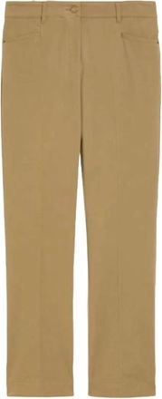 Pennyblack Broeken, Dames, Beige, 2Xs, Katoen, Mini-flare Broek