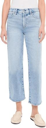 Madewell The Perfect Vintage Wide-Leg Crop Jean in Raebrook Womens Jeans Raebrook Wash : 32 25, Cotton/Denim/Elastane