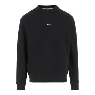 HUGO BOSS Sweatshirts, male, Black, S, Stylish Boss Collection