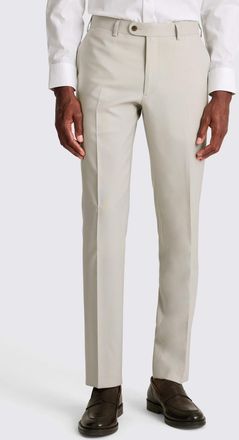Vitale Barberis Italian Tailored Fit Stone Trousers