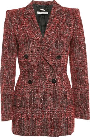Givenchy Blazer doppiopetto in tweed - Rosso