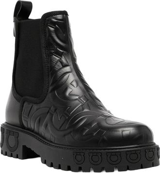 Ferragamo Varsi Leather Bootie