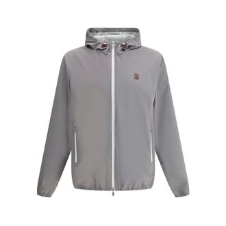 Brunello Cucinelli Hombre, Chaquetas, Gris, Talla: M