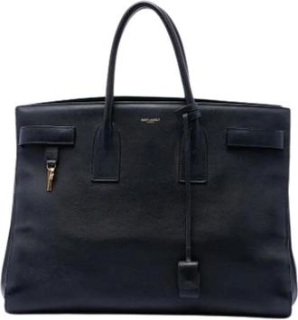 Saint Laurent Pre-owned Large Sac de Jour - Dames - Vintage Shopper - Zwart - ONE Size - Leer - Vintage