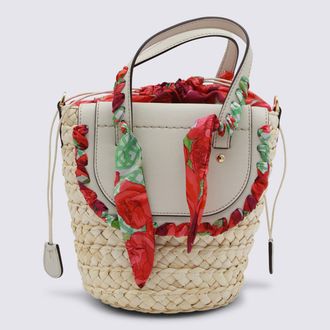 Cuba Lab Womens Bags Roseto Off-White _raffia-Le-Tex _raffia/le/tex