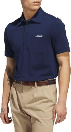 adidas Archive Pocket Golf Polo in Night Indigo at Nordstrom, Size Xx-Large