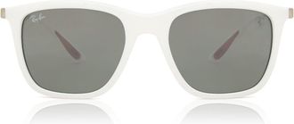 Ray-Ban RB4433M F6256G Mens Sunglasses White Size 54