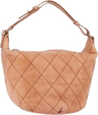 Chanel Pre-owned Shoulder Bags, female, Orange, Size: ONE SIZE Pre-owned Vintage Shoulder Bag