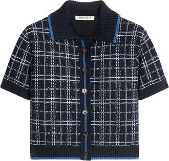 Ports 1961 Top a quadri - Blu