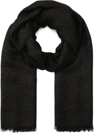 Coccinelle Womens Scarf Multi Black Modal Accessories Silk